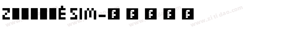 Zuptype SIM字体转换